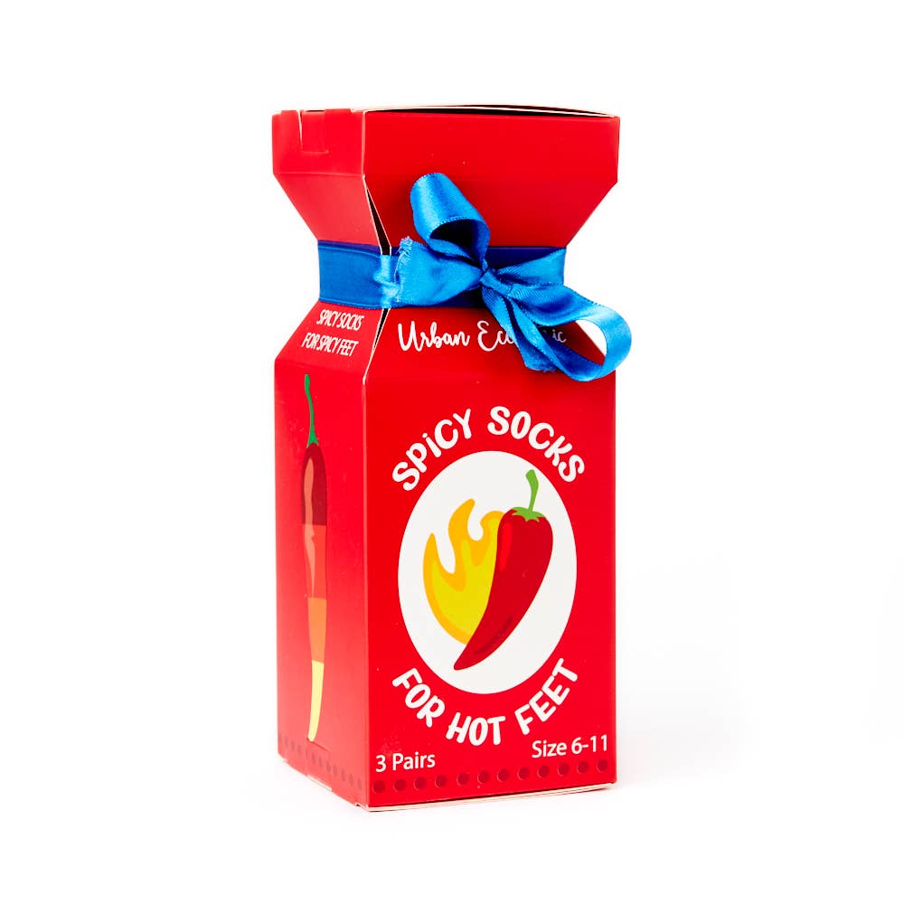 Urban Eccentric - Unisex Spice Bottle Box Socks: 6 - 11