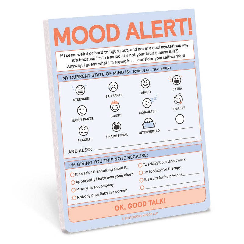 Abrams & Chronicle Books - Knock Knock Today's Mood Nifty Note (Pastel)