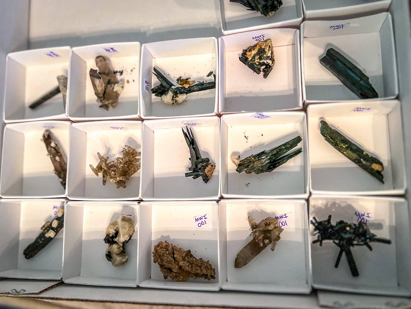 Mixed Malawi Minerals with Aegerine, Smoky Quartz, Rutile, G: 1-10 GRAMS