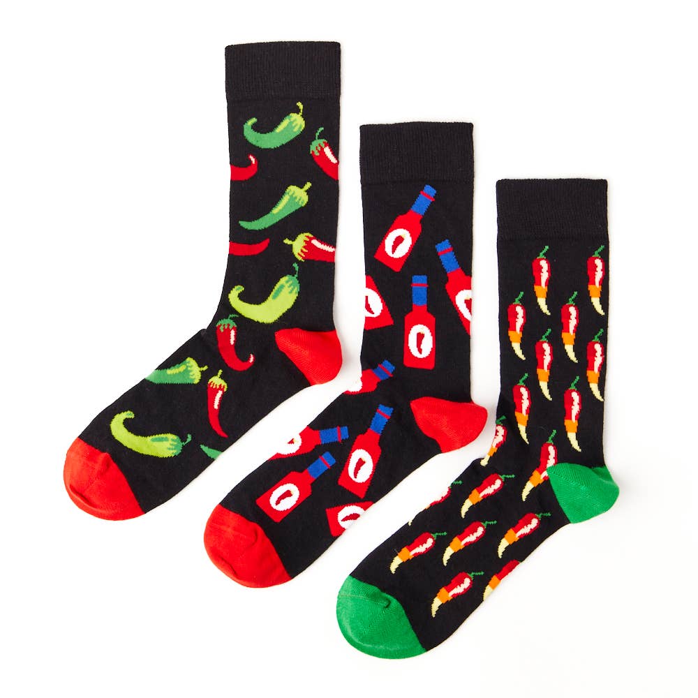 Urban Eccentric - Unisex Spice Bottle Box Socks: 6 - 11