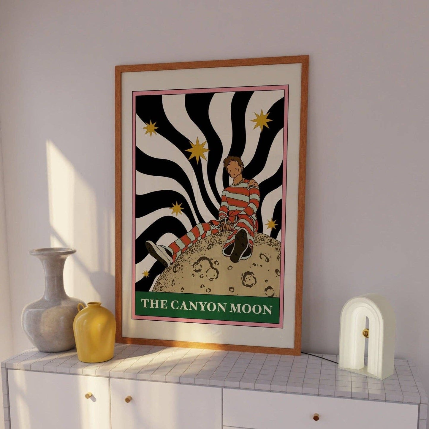 Twisted Rebel Designs - Harry Styles Tarot Card Art Print: A5