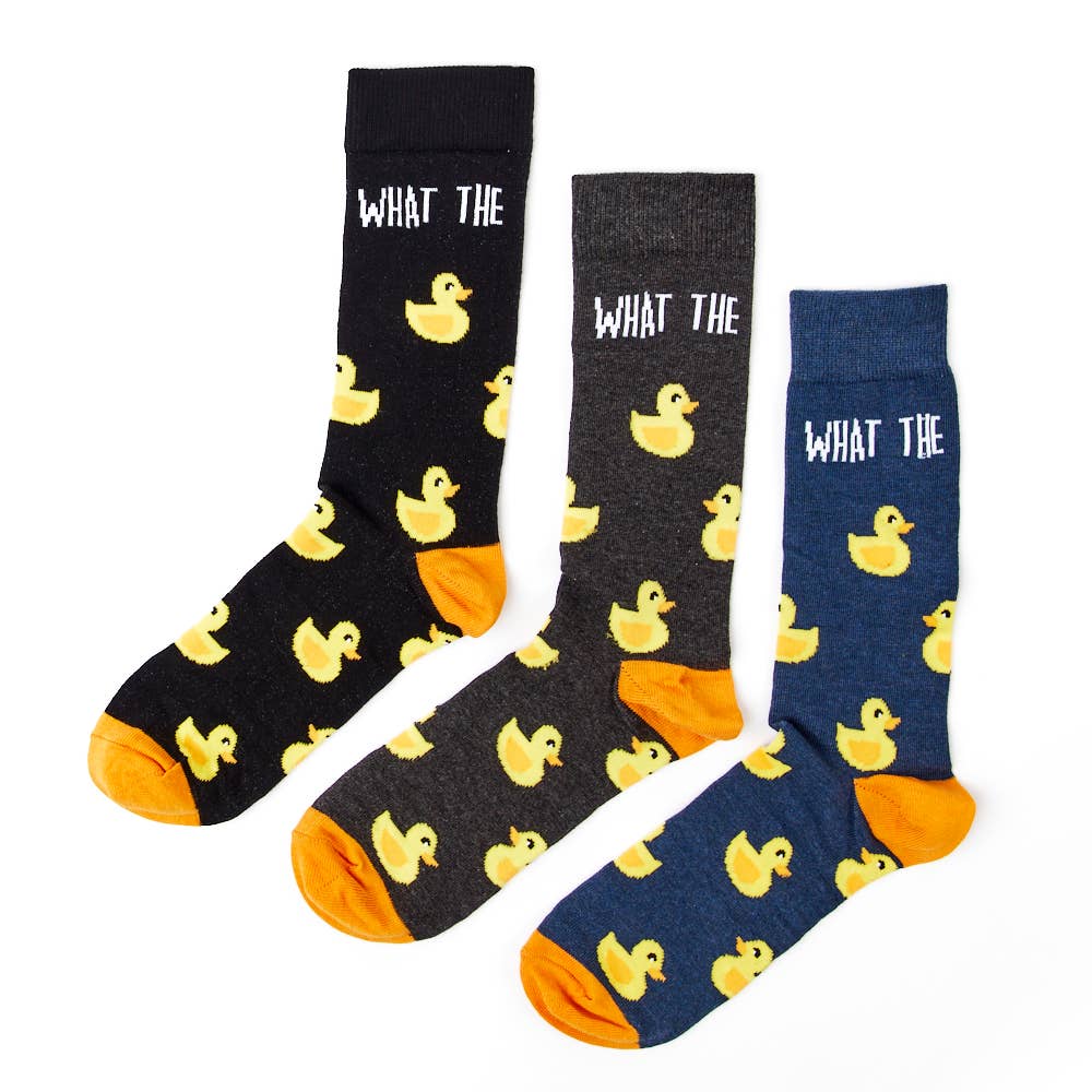 Urban Eccentric - Unisex What The Duck Socks Gift Set
