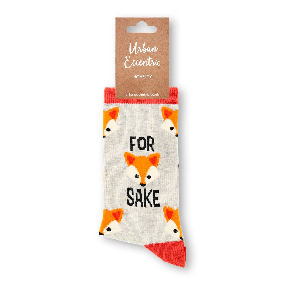 Urban Eccentric - Unisex For Fox Sake Socks: 6-11