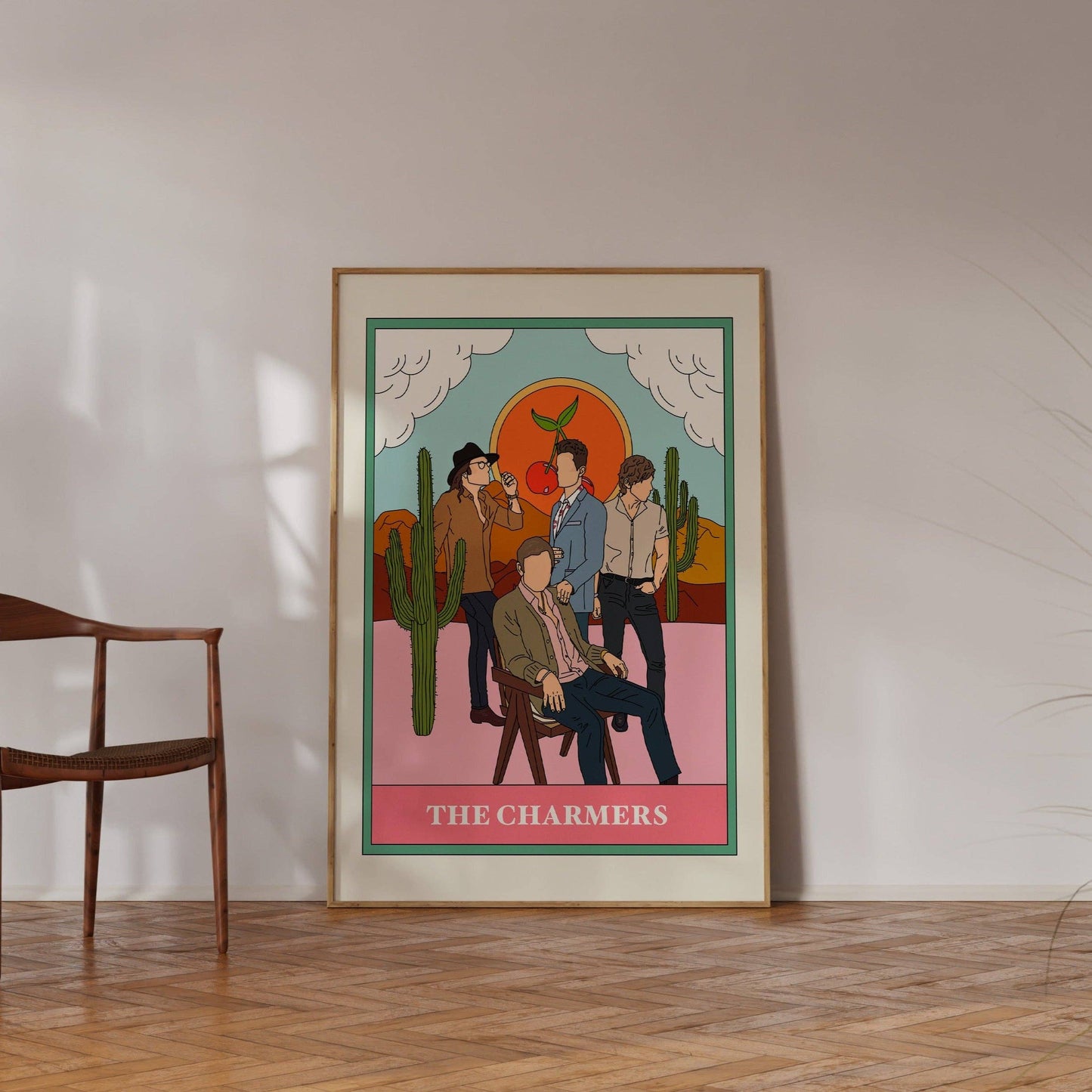 Twisted Rebel Designs - Kings Of Leon Tarot Card Art Print