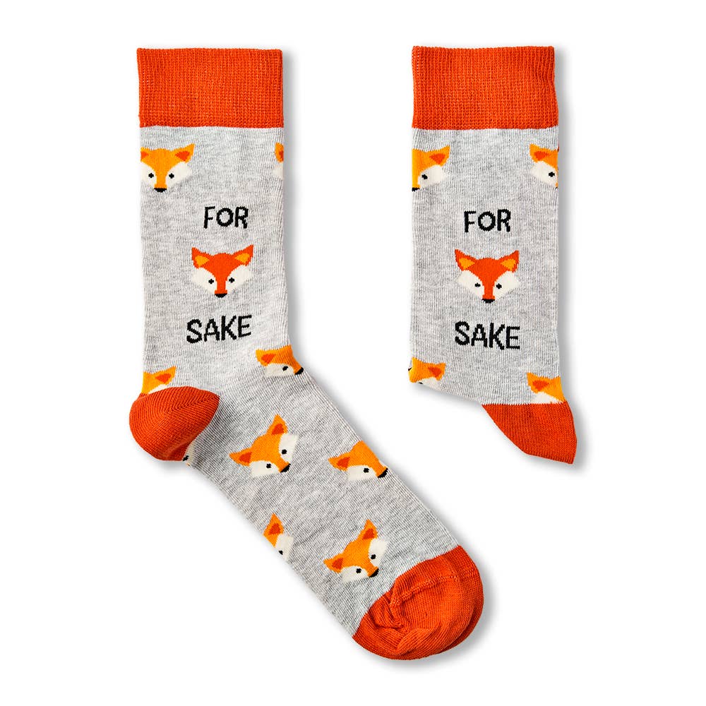 Urban Eccentric - Unisex For Fox Sake Socks: 6-11
