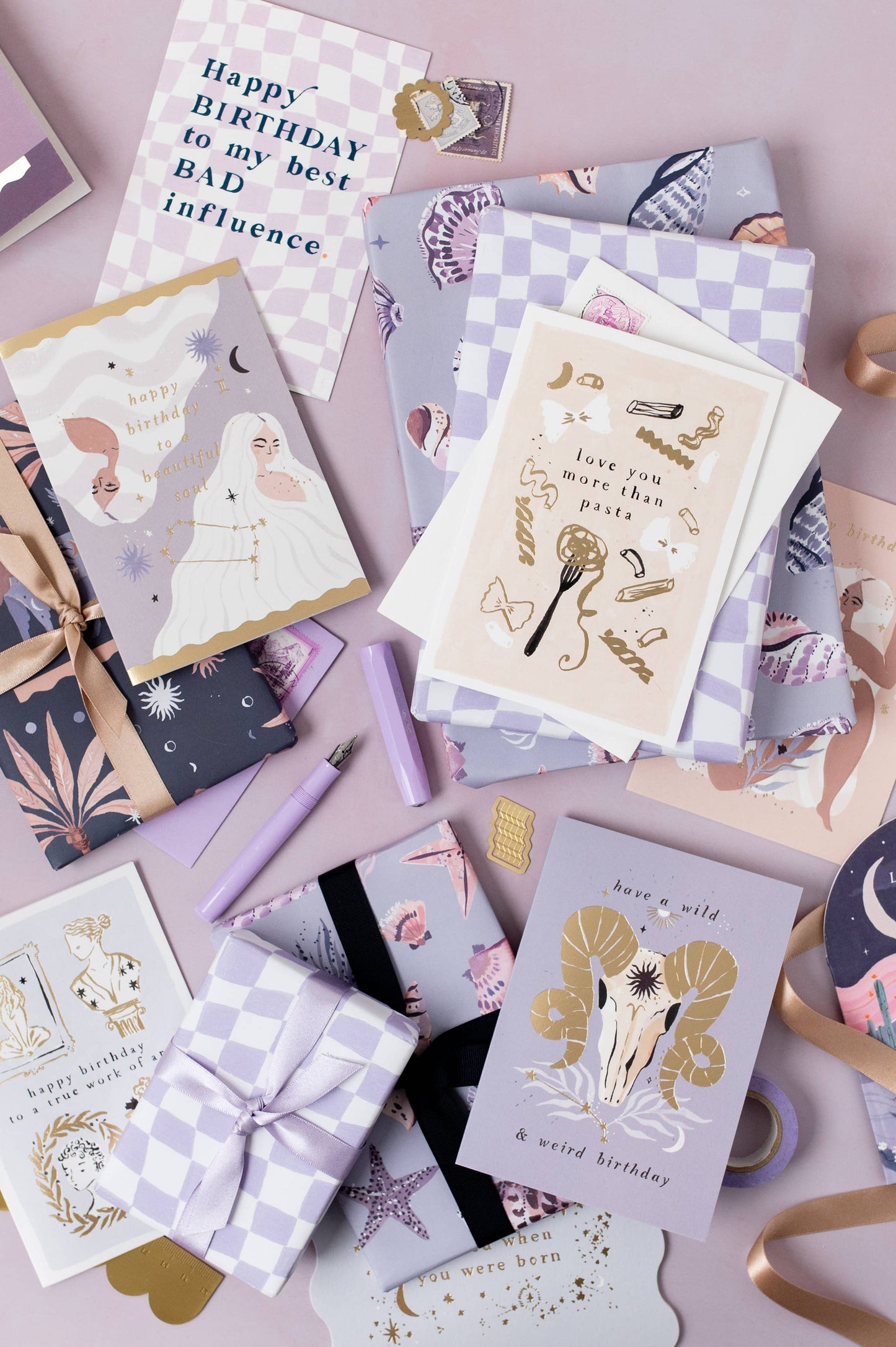 Sister Paper Co. - Souls Zodiac Birthday Card | Gemini Star Sign Birthday Cards ZDC07