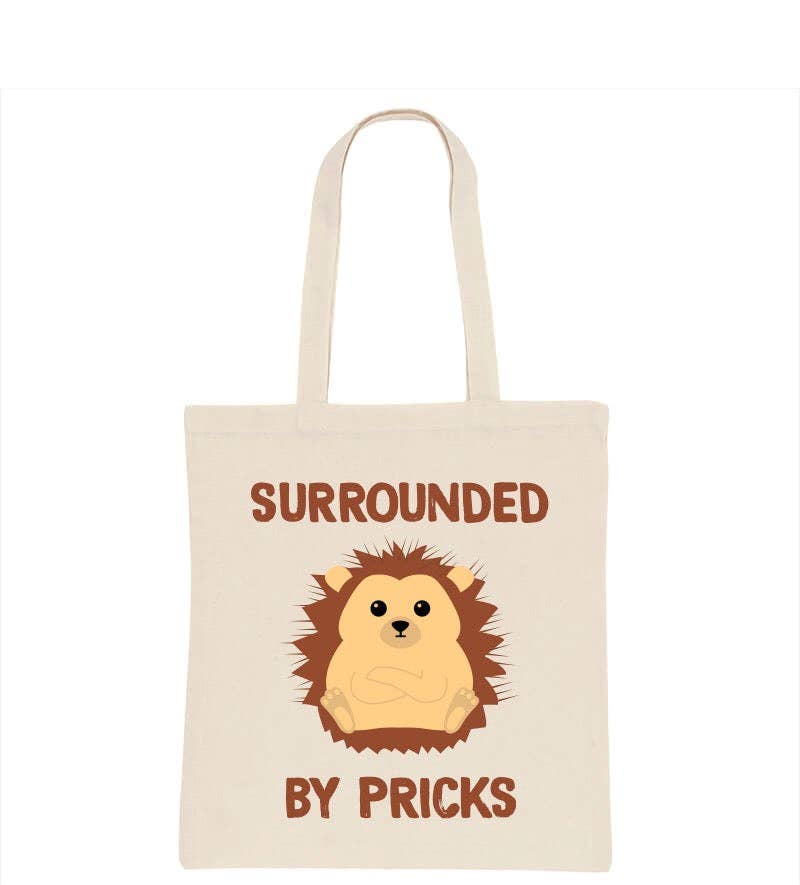 Urban Eccentric - Surrounded By Pricks - Tote Bag: One Size