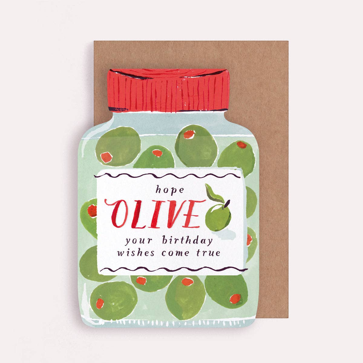 Sister Paper Co. - Olives Birthday Card | Olive Jar Birthday Card PYC08