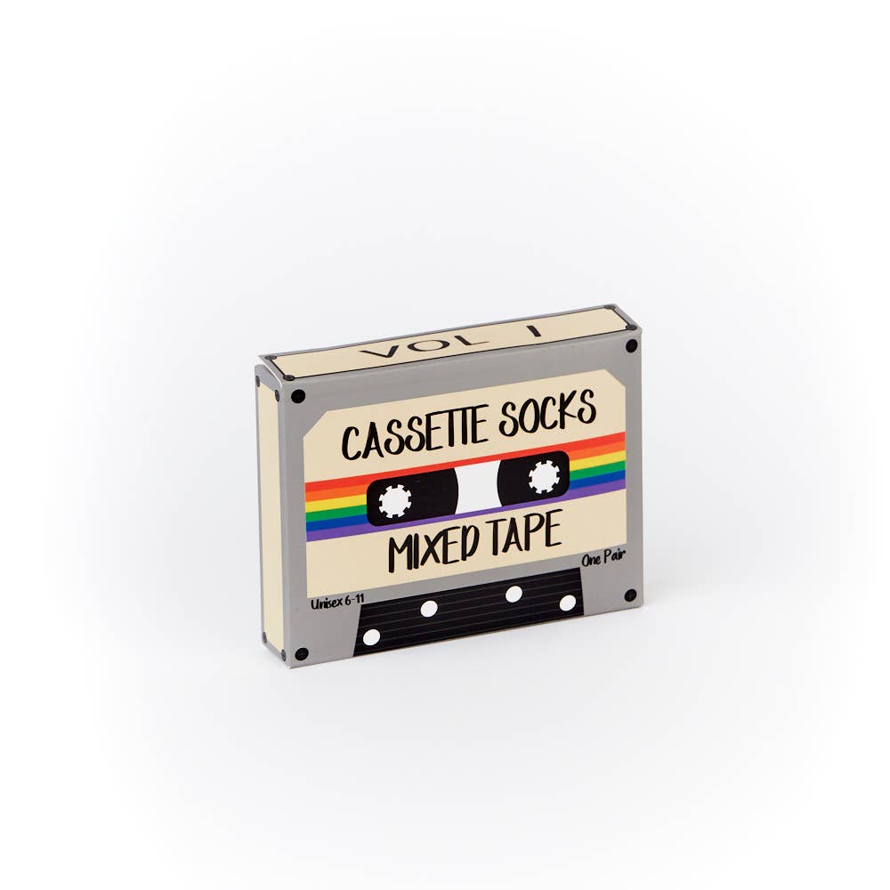 Urban Eccentric - Unisex Cassette Gift Box Socks: 6 - 11