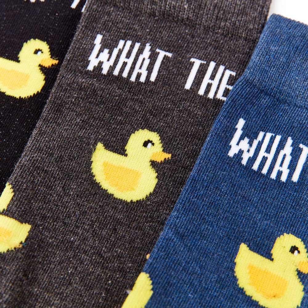 Urban Eccentric - Unisex What The Duck Socks Gift Set