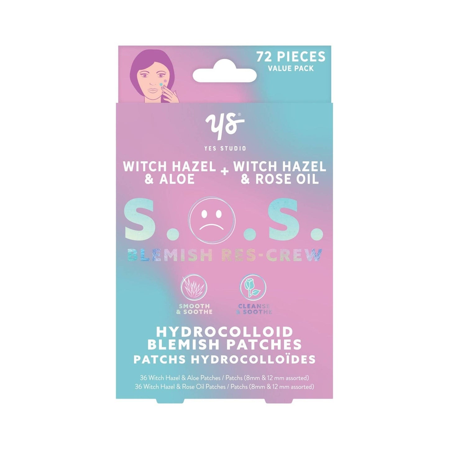Yes Studio - S.O.S Blemish Res-Crew - Witch Hazel, Aloe & Rose Oil