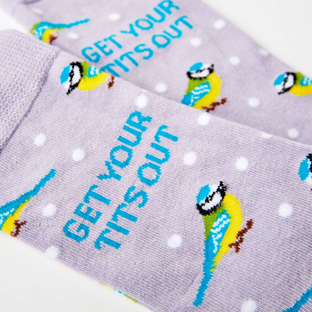 Urban Eccentric - Unisex Get Your Tits Out Socks