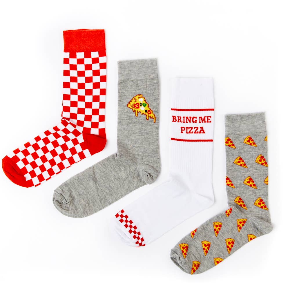 Urban Eccentric - Unisex Pizza Socks Gift Set