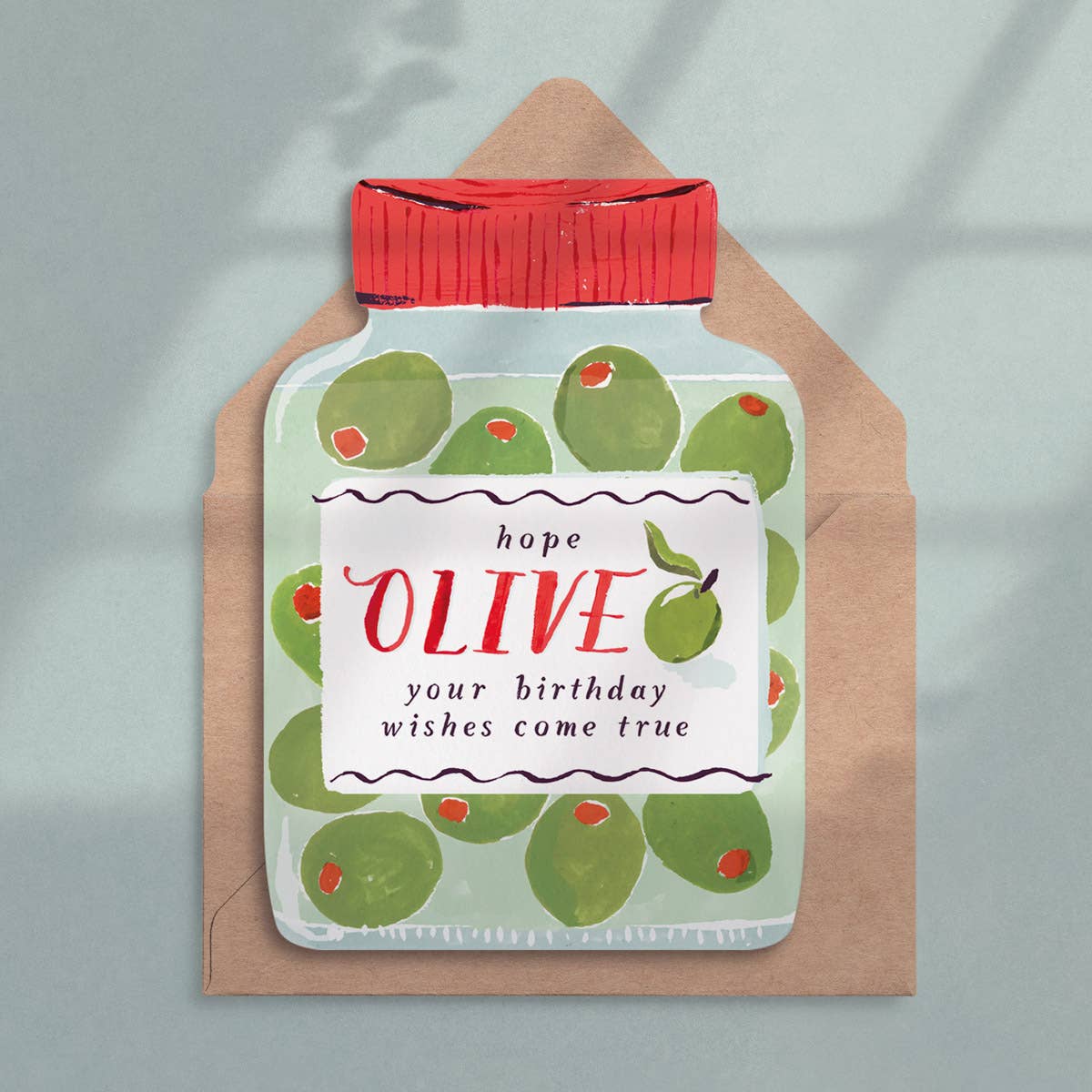 Sister Paper Co. - Olives Birthday Card | Olive Jar Birthday Card PYC08