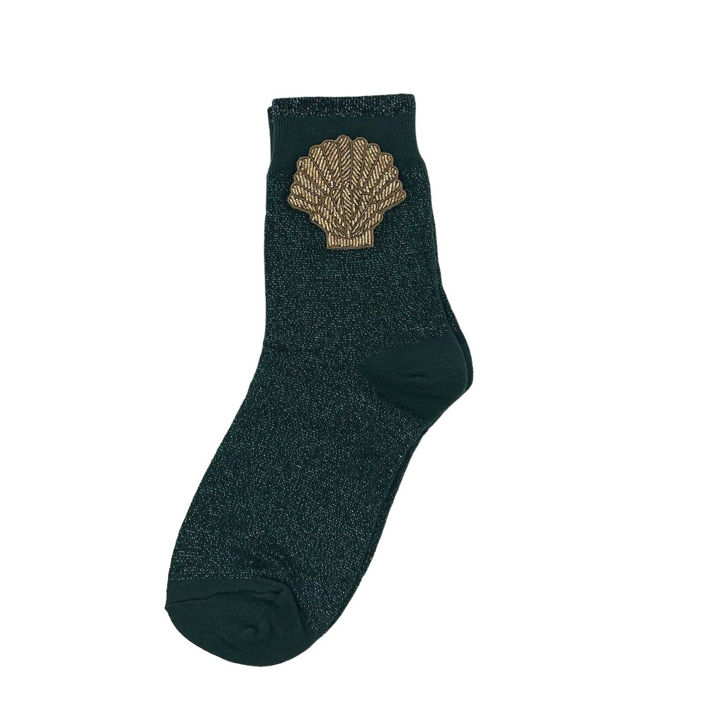 Sixton London - Tokyo socks with eclectic pins: Turquoise Turquoise eye