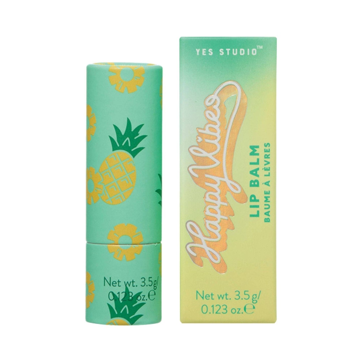 Yes Studio - Happy Vibes Lip Balm - Pineapple