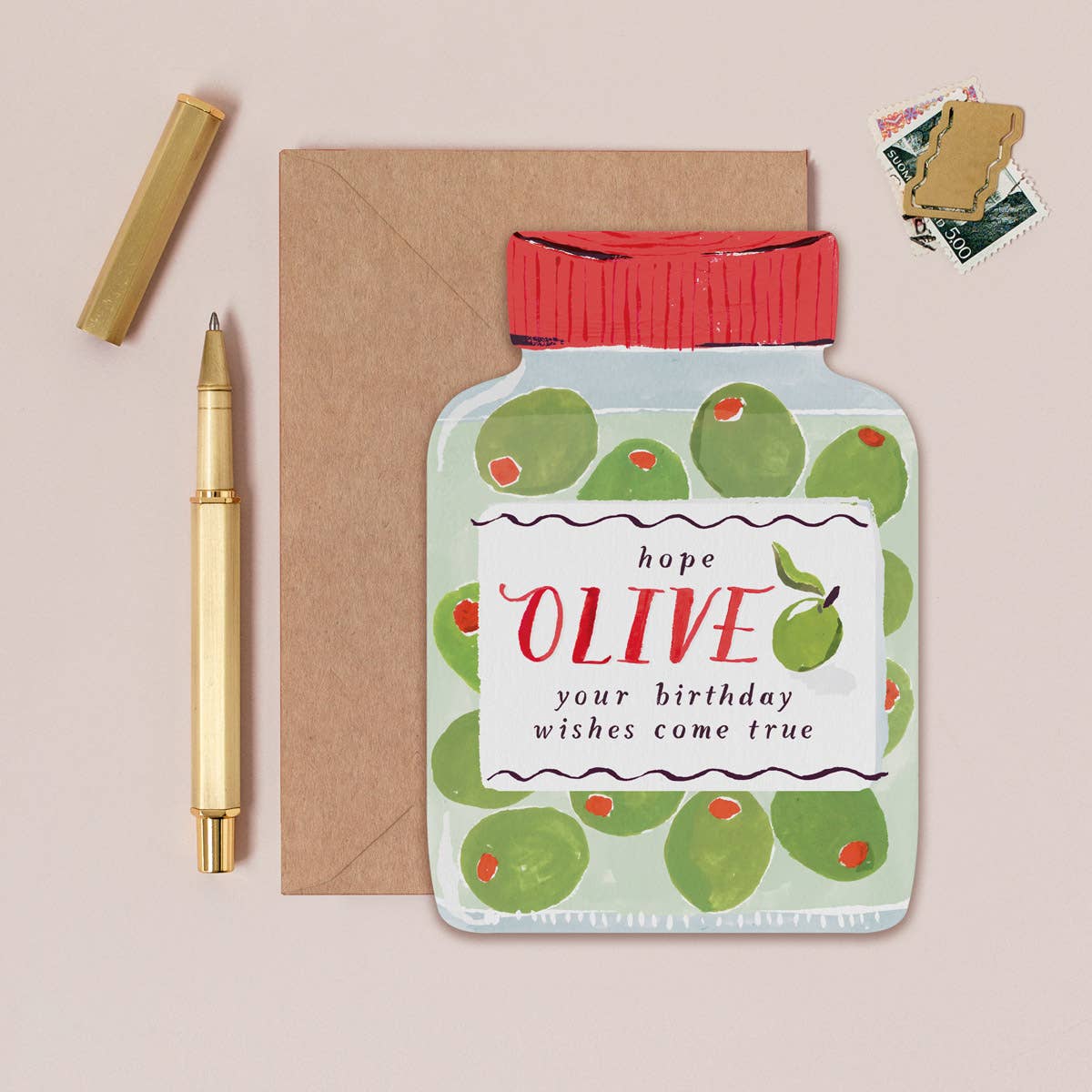 Sister Paper Co. - Olives Birthday Card | Olive Jar Birthday Card PYC08