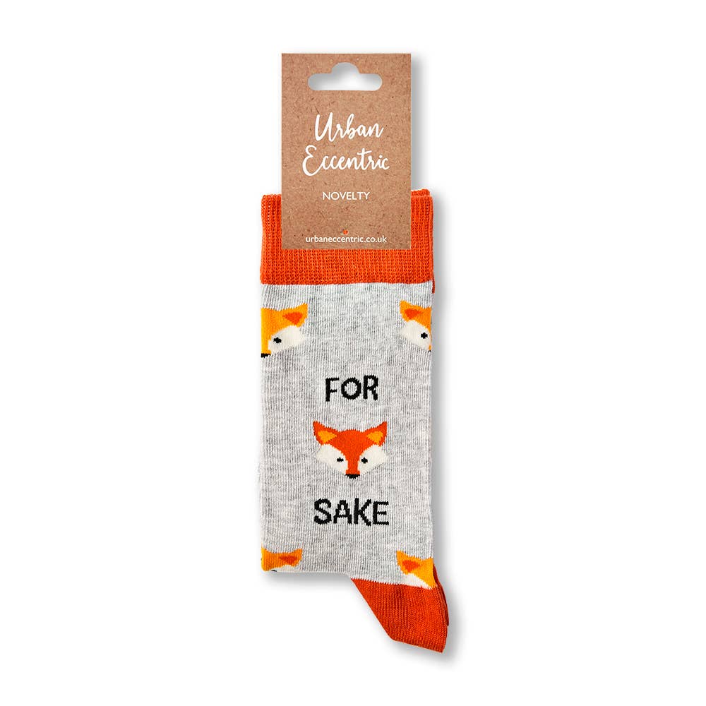 Urban Eccentric - Unisex For Fox Sake Socks: 6-11