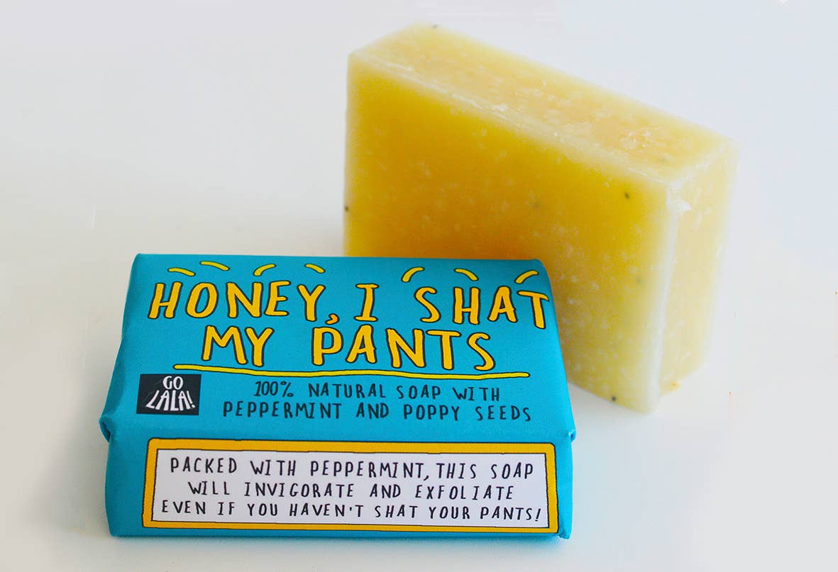 Go La La - Nuts 'n' Butts Gift Set of 3 Funny Soaps Award Winning