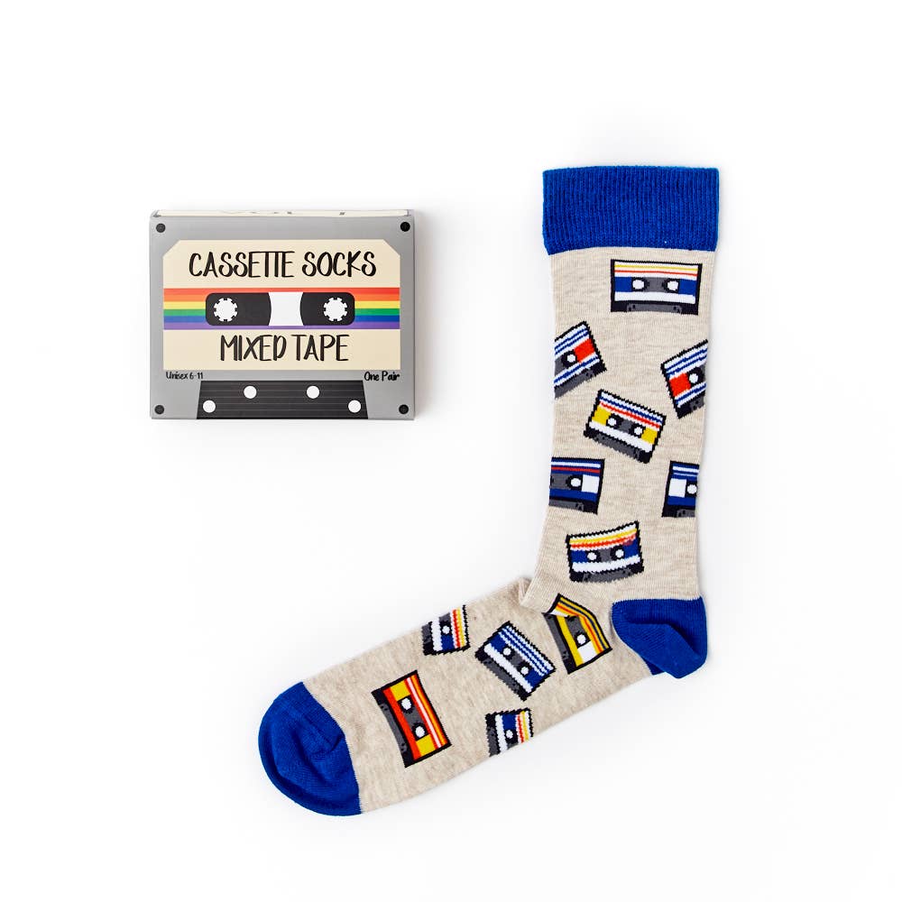 Urban Eccentric - Unisex Cassette Gift Box Socks: 6 - 11