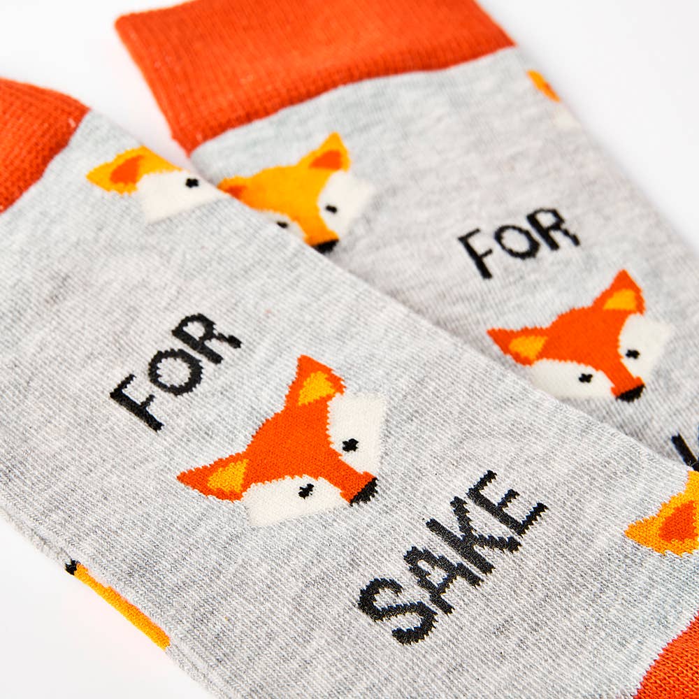 Urban Eccentric - Unisex For Fox Sake Socks: 6-11