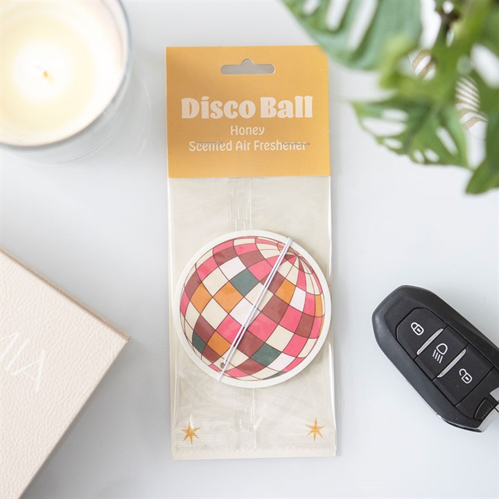 Disco Ball Honey Scented Car Air Freshener
