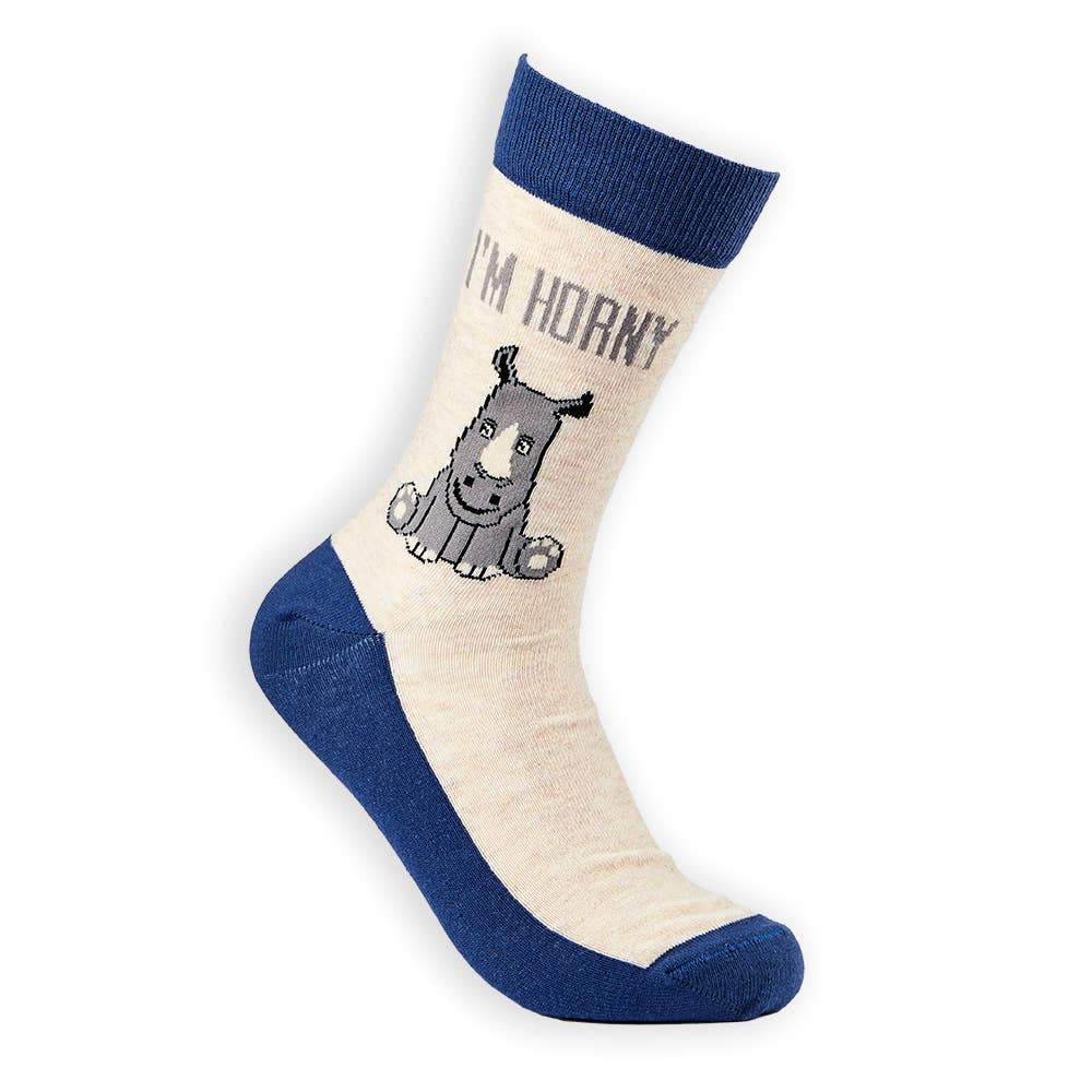 Urban Eccentric - Unisex I'm Horny Socks: 6 - 11