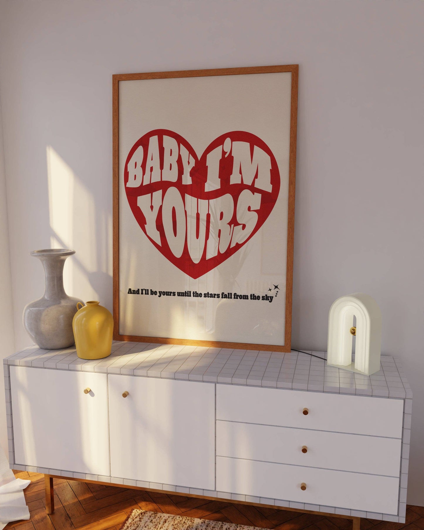 Twisted Rebel Designs - 'Baby Im Yours' Print: A5