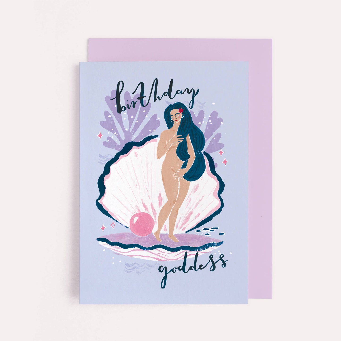 Sister Paper Co. - Birthday Goddess Card | Female Birthday Card | Birthday Card VEC05