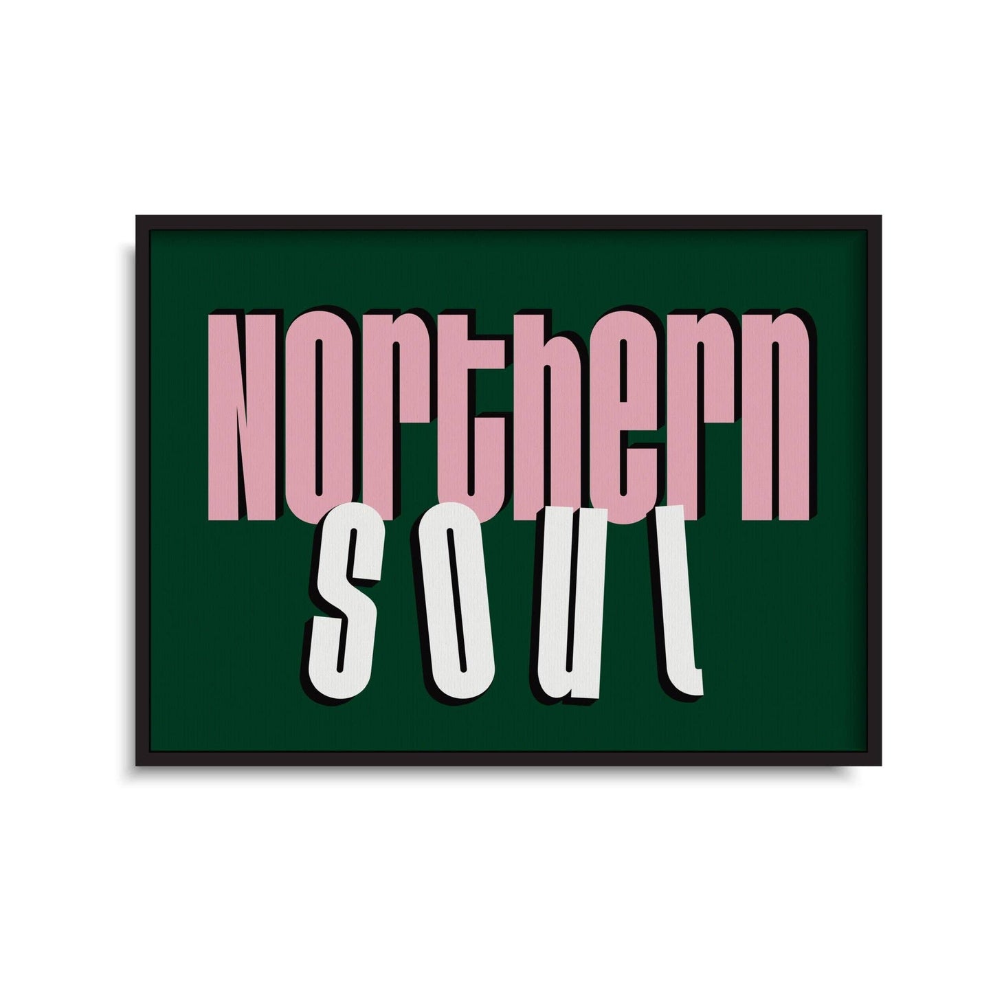 Twisted Rebel Designs - Northern Soul Print: Blue / Pink / Yellow / A5