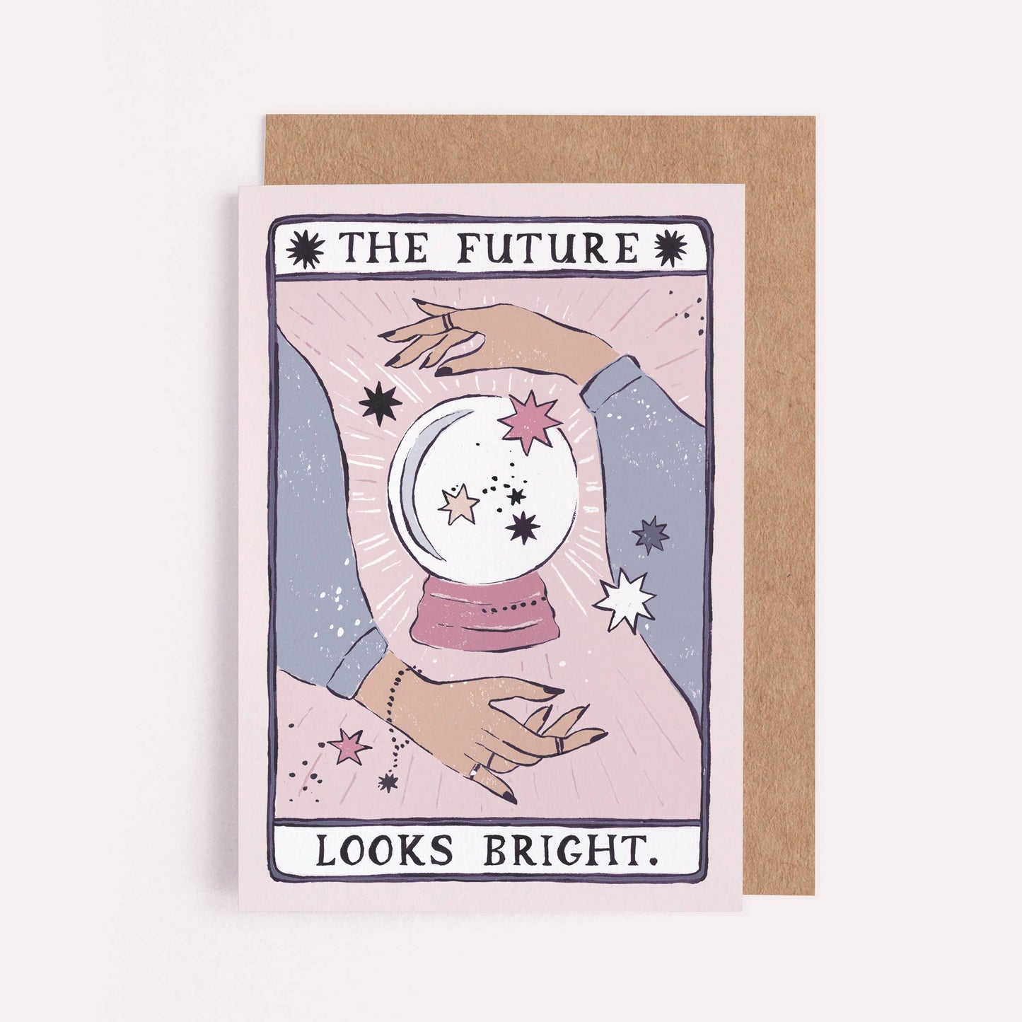 Sister Paper Co. - The Future Looks Bright Card | Congratulations Card | Tarot TAC12