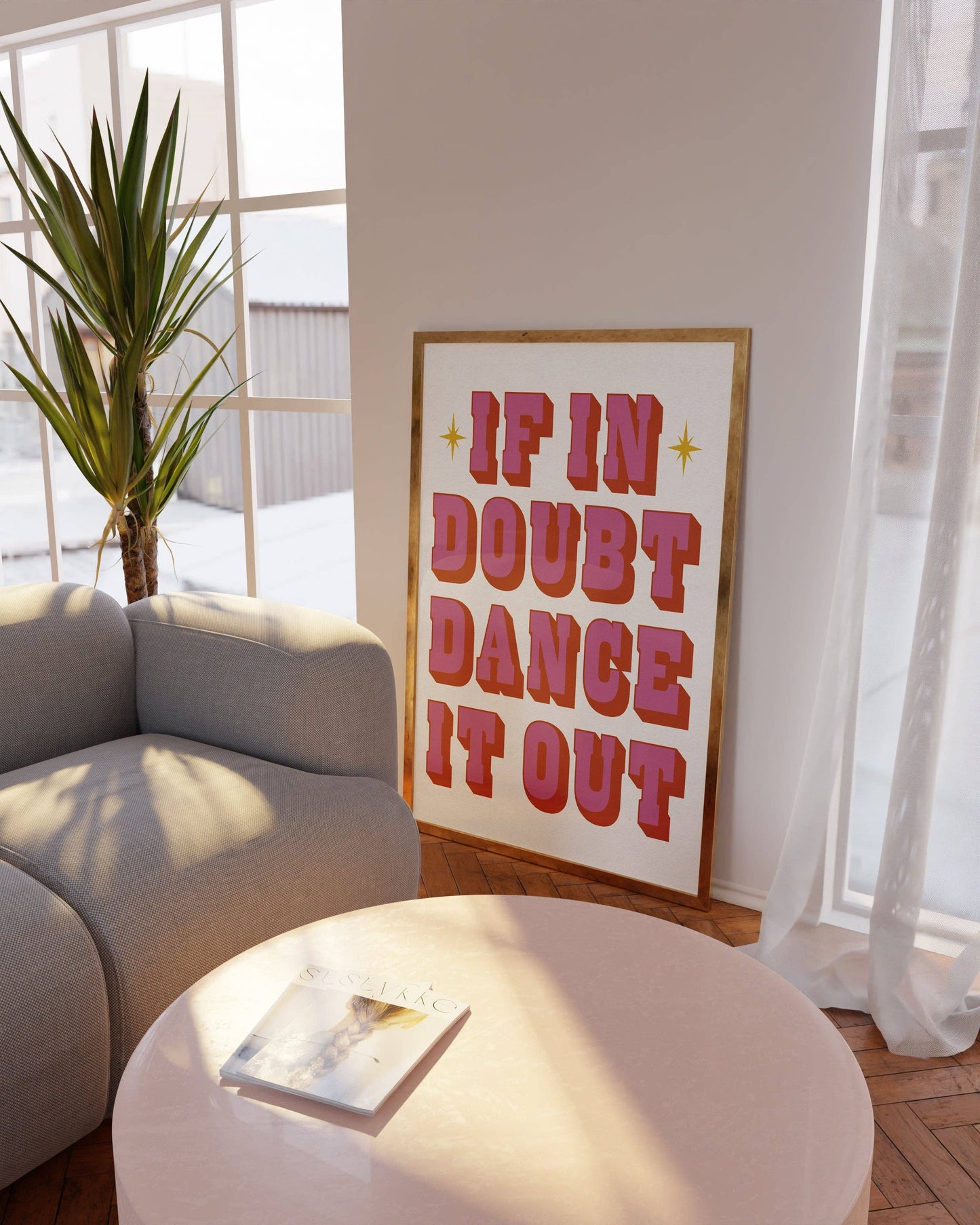 Twisted Rebel Designs - 'If In Doubt Dance It Out' Print: A5