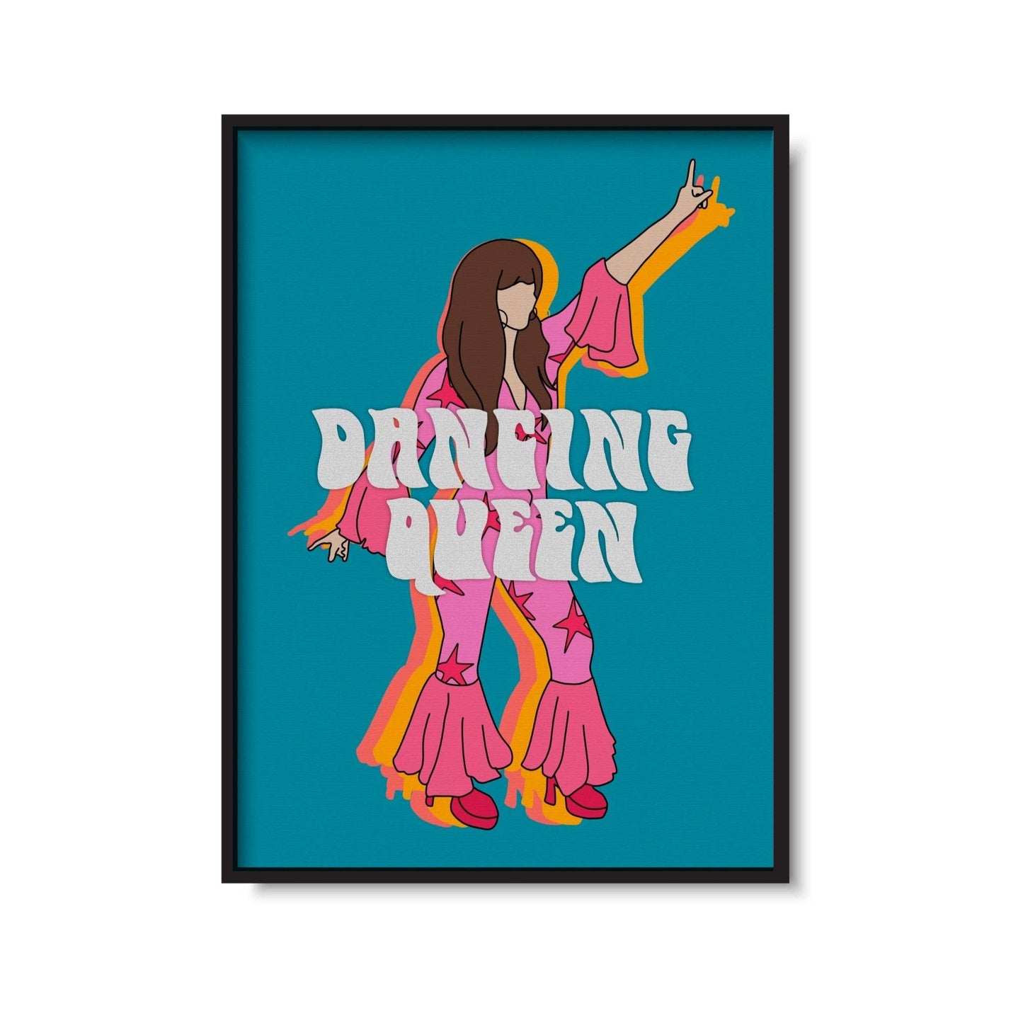 Twisted Rebel Designs - 'Dancing Queen'  ABBA Print: A5