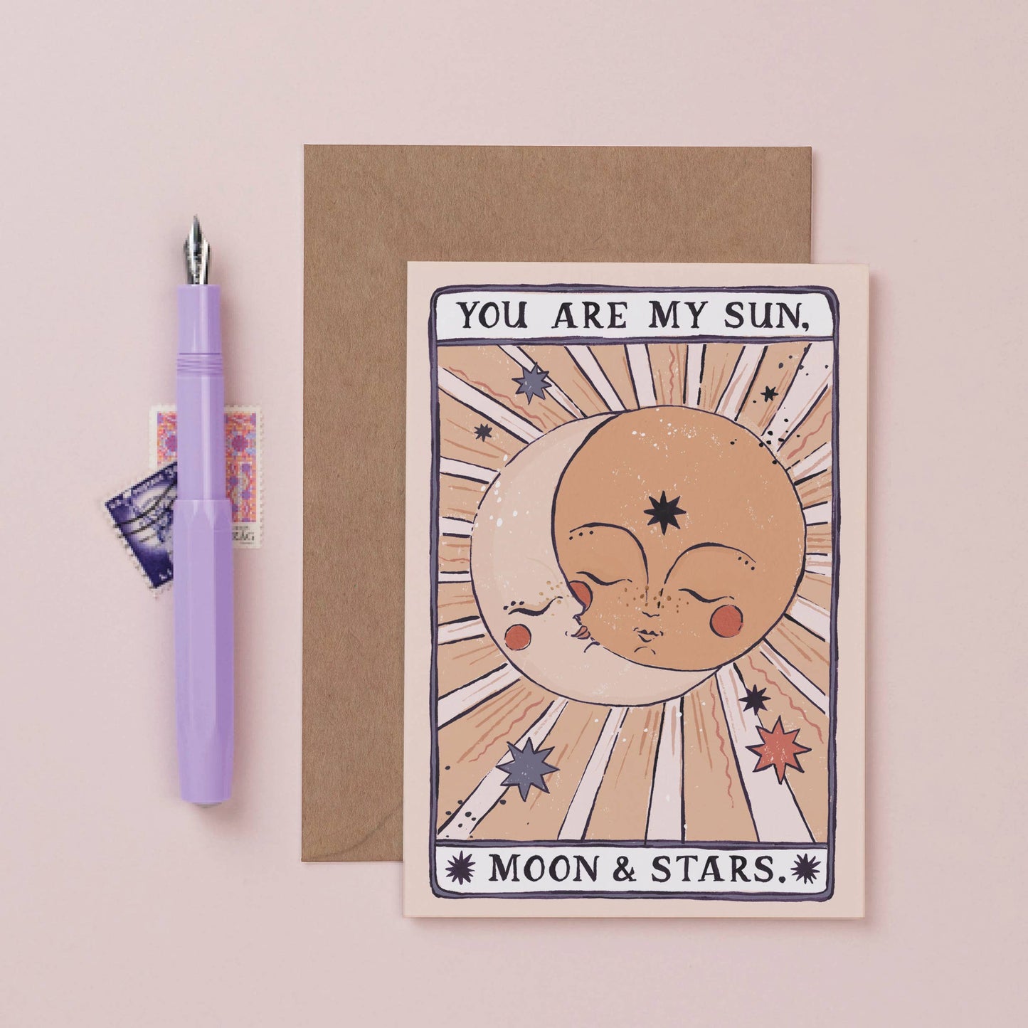 Sister Paper Co. - Sun, Moon & Stars Card | Love Card | Anniversary Cards TAC07