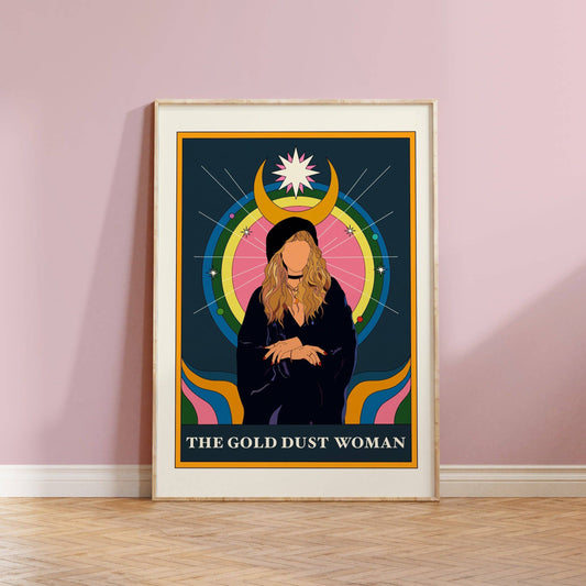 Twisted Rebel Designs - The Gold Dust Woman Tarot Print