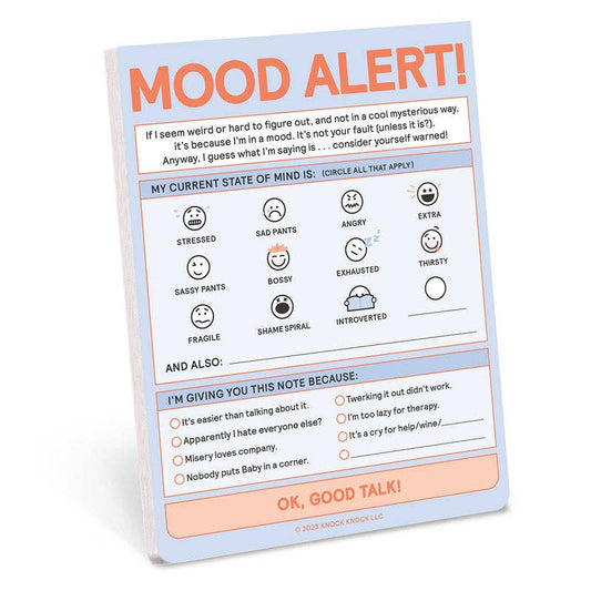 Abrams & Chronicle Books - Knock Knock Today's Mood Nifty Note (Pastel)
