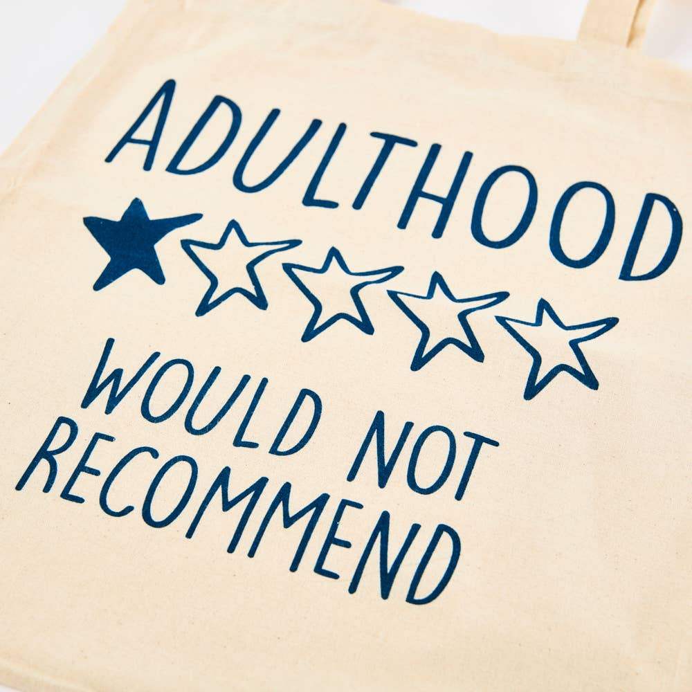 Urban Eccentric - Adulthood *1 Star* Would Not Recommend- Tote Bag: One Size