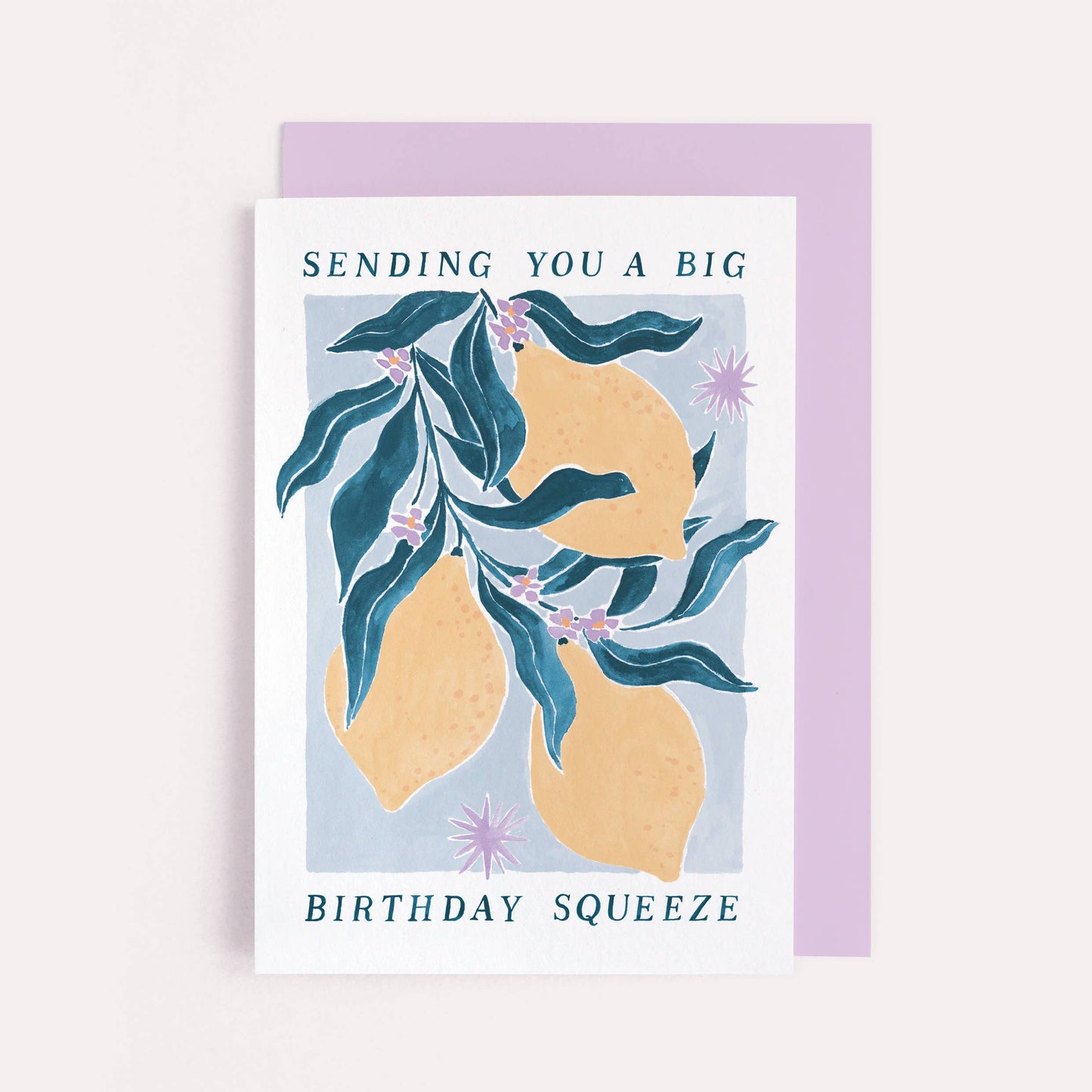 Sister Paper Co. - Lemons Birthday Card | Female Birthday Cards | Art Card MTC02