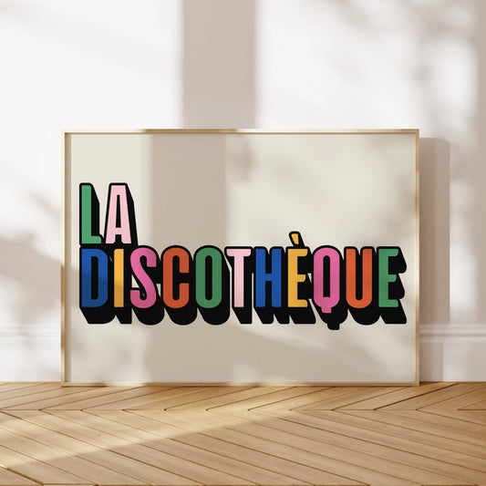 Twisted Rebel Designs - La Discothèque Disco Print