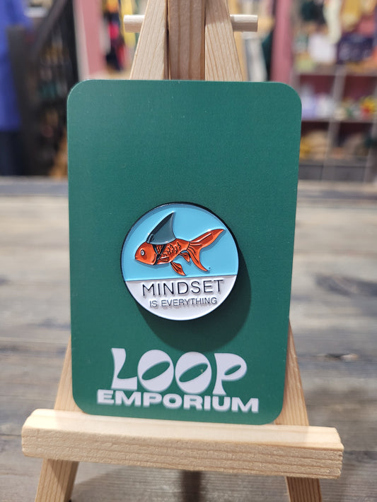 Enamel Pin -MINDSET GOLDFISH * EP001