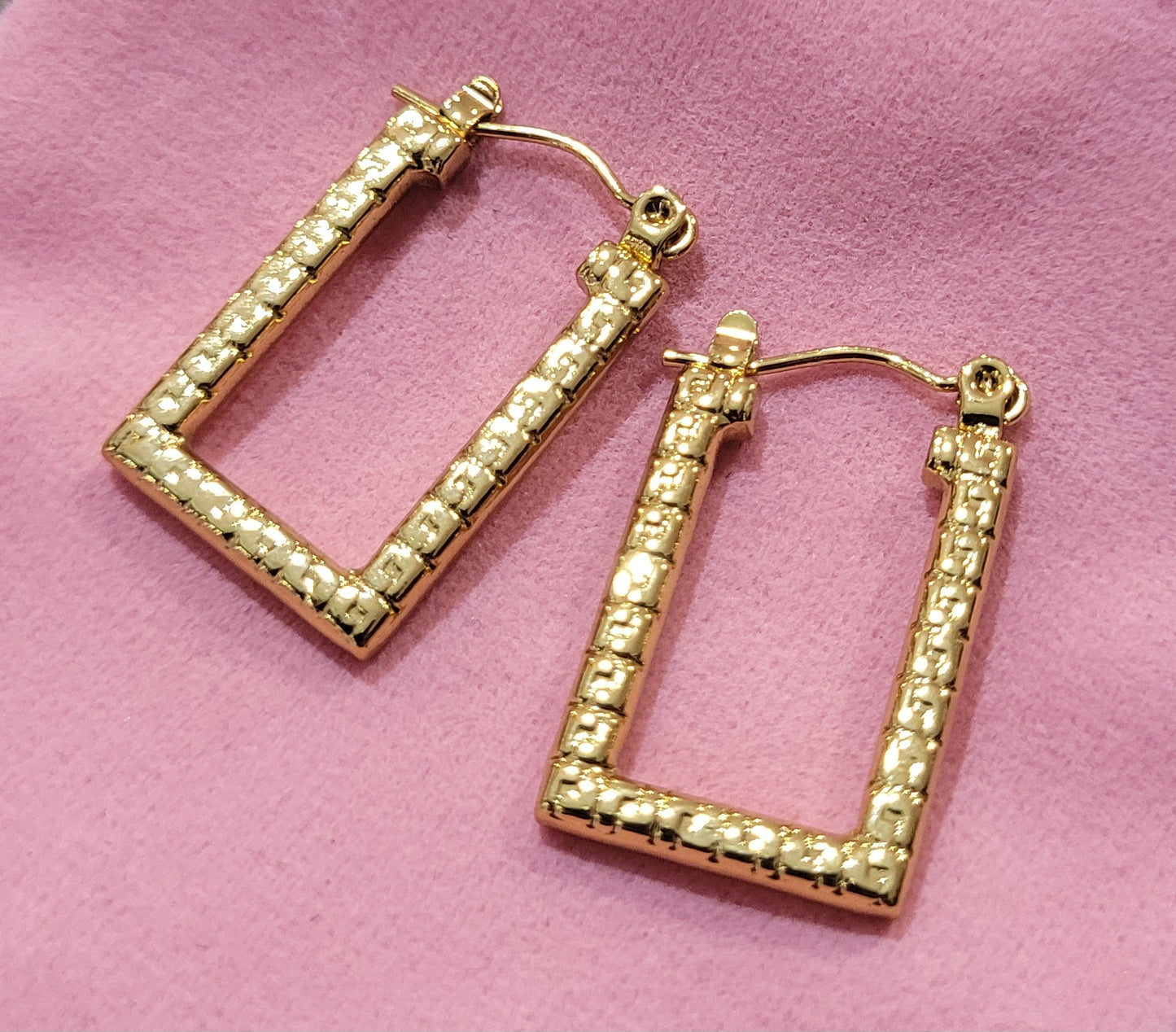 18k Gold Plated Minimalist Trendy Hoop Earring