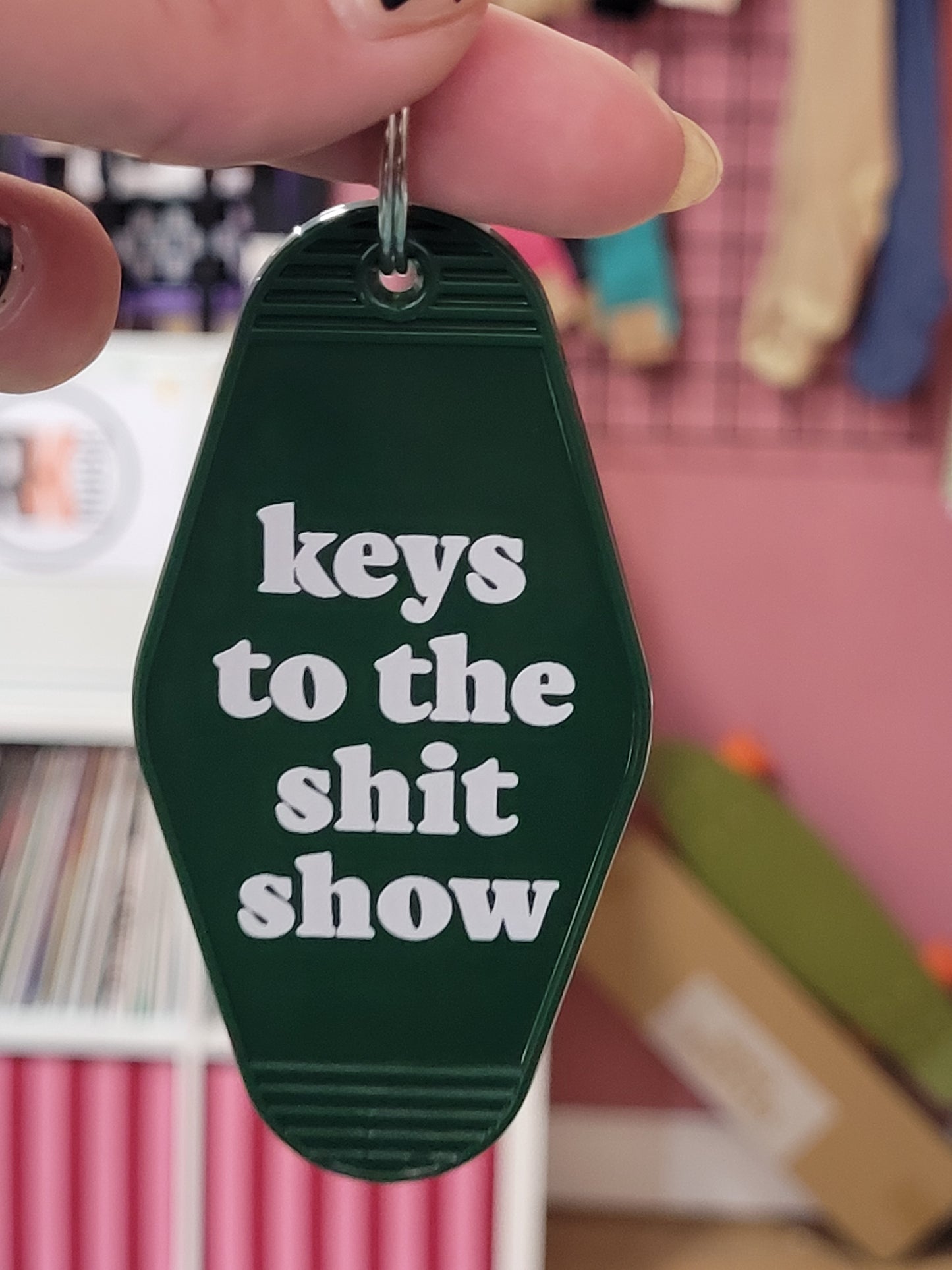 Keys to the Shitshow *Keyring