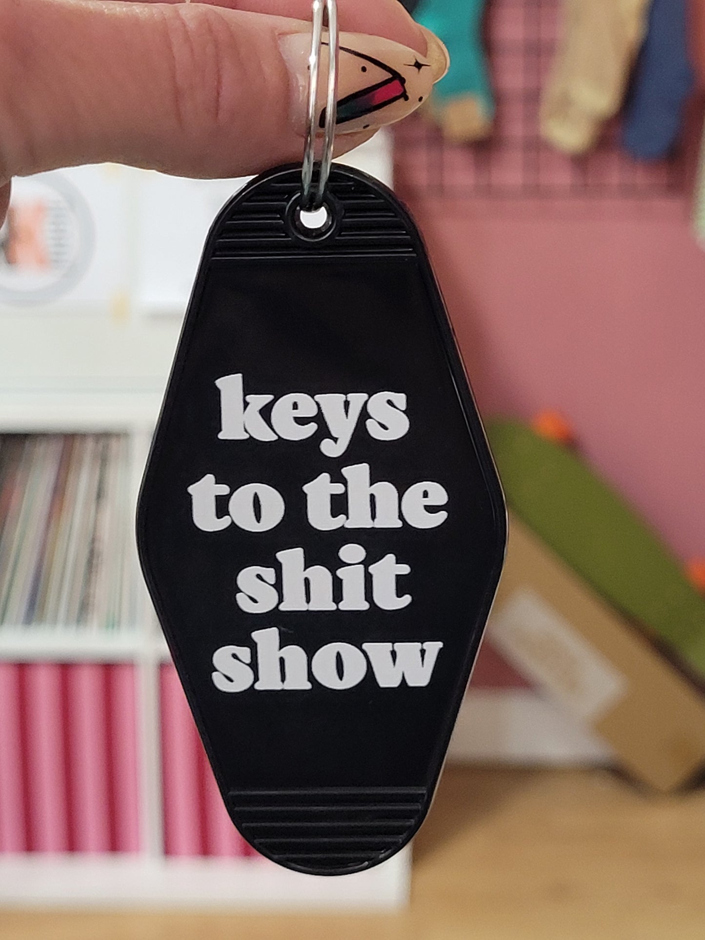 Keys to the Shitshow *Keyring