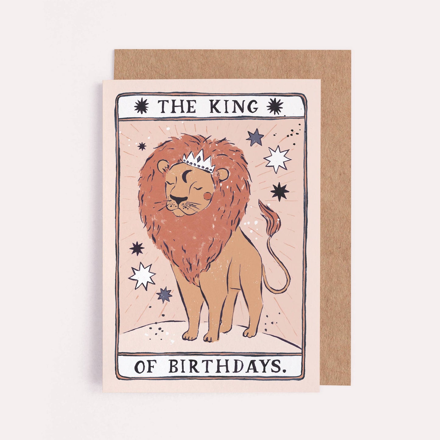 Sister Paper Co. - King of Birthdays Card | Dad Birthday Card | Male Birthday TAC17