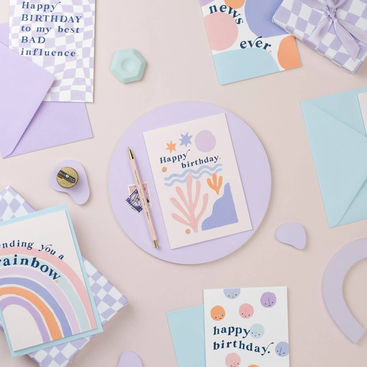 Sister Paper Co. - Sending a Rainbow Card | Thinking of You Cards | Pride Cards APC08