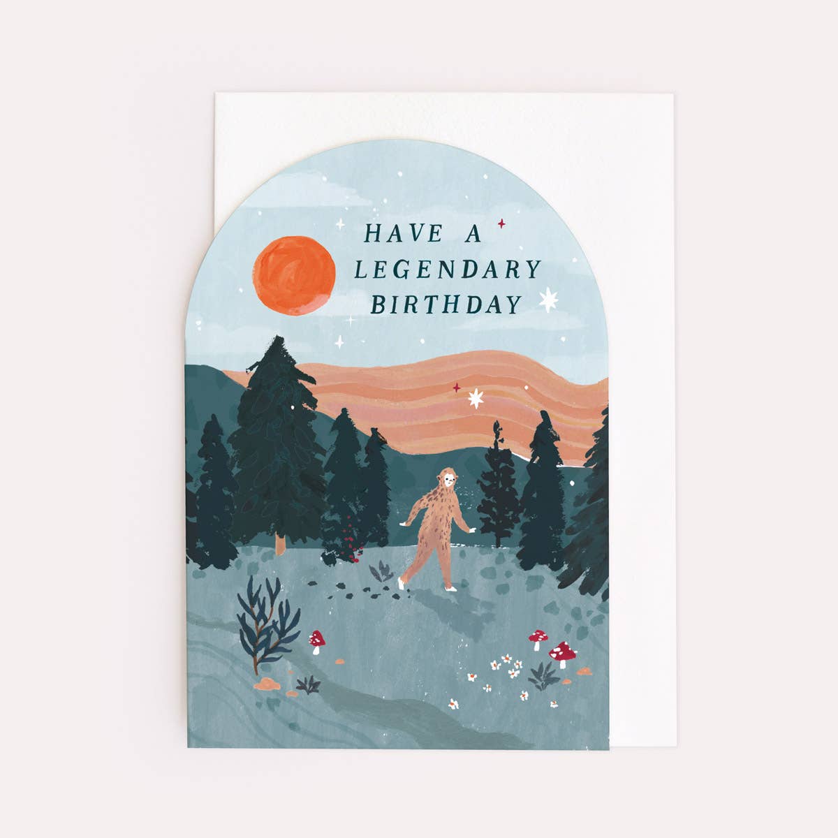 Sister Paper Co. - Legendary Bigfoot Birthday Card | Male Funny Birthday Cards NVC18