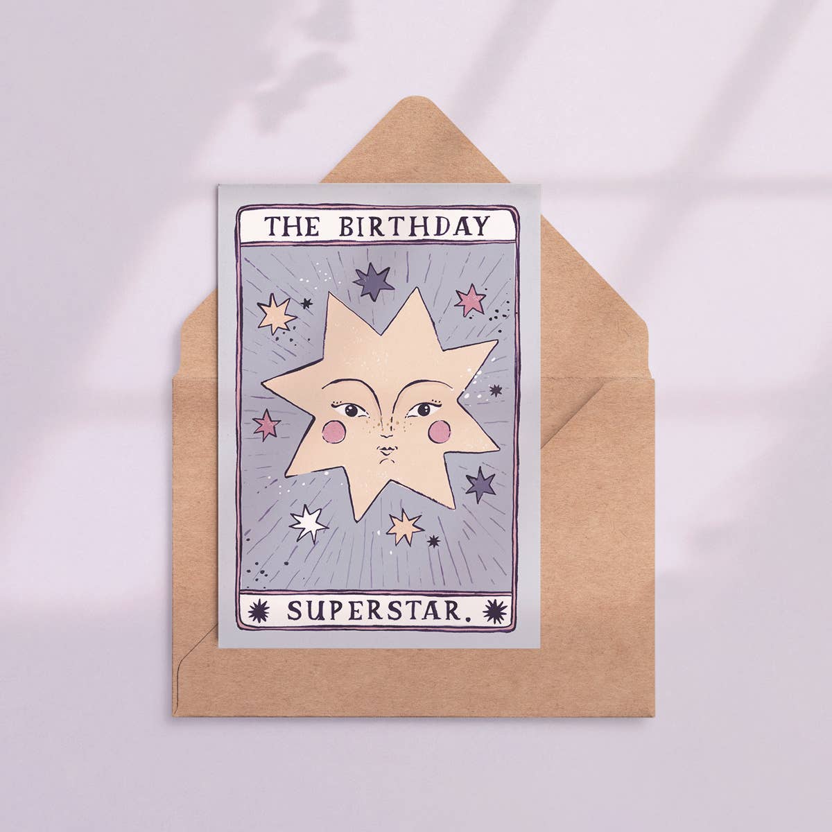 Sister Paper Co. - Tarot Superstar Birthday Card | Tarot Card | Magic Birthday TAC01