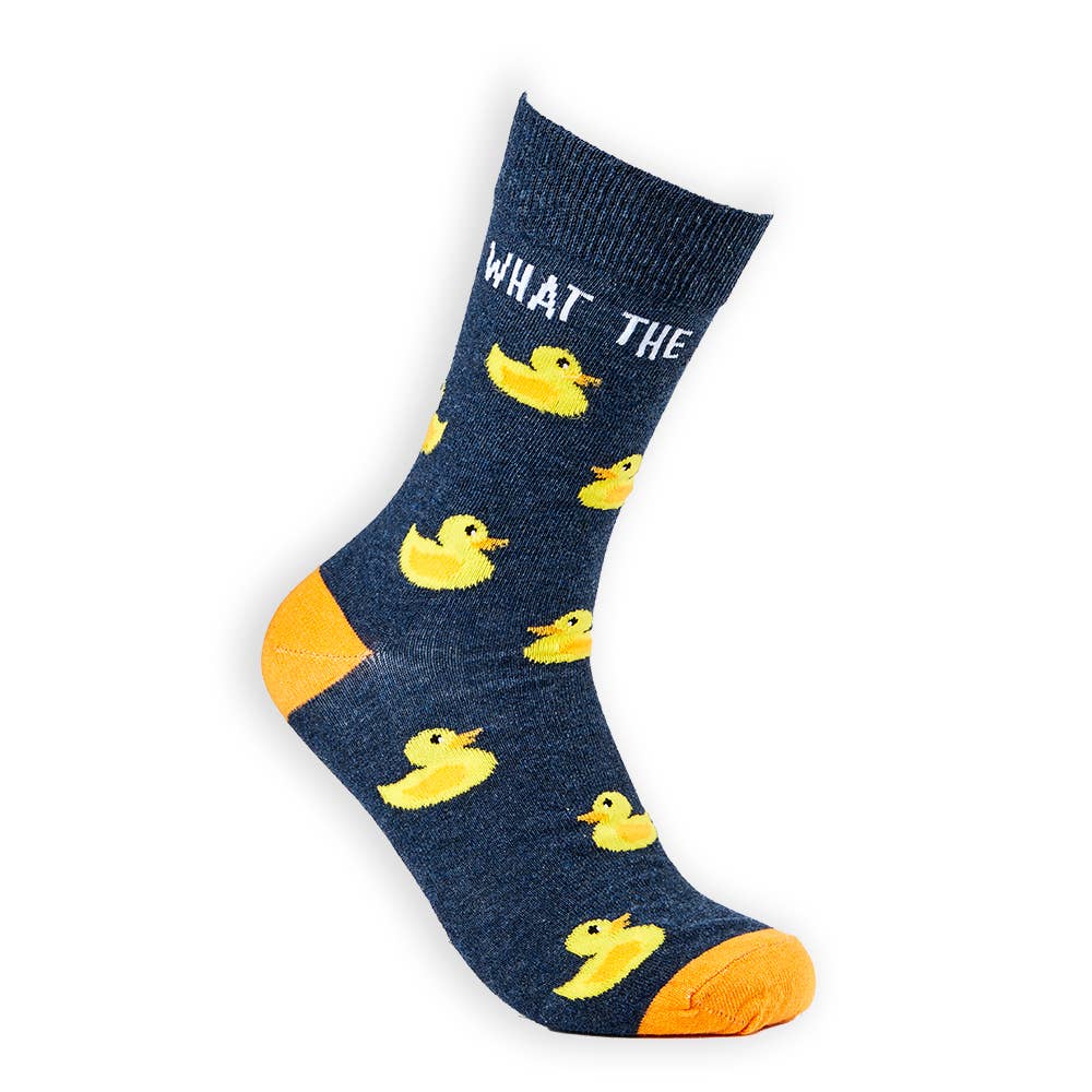 Urban Eccentric - Unisex What The Duck Socks: 6-11