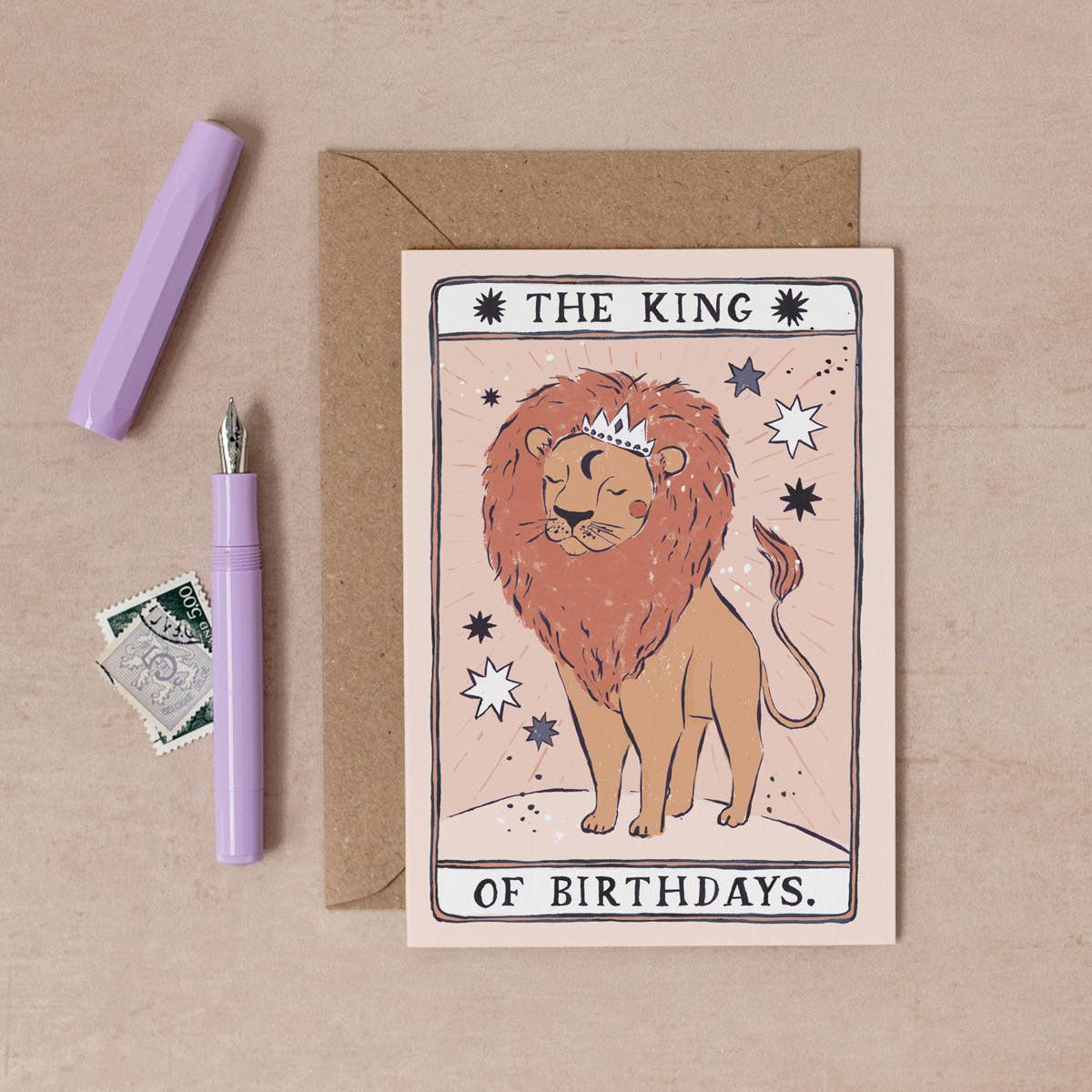 Sister Paper Co. - King of Birthdays Card | Dad Birthday Card | Male Birthday TAC17