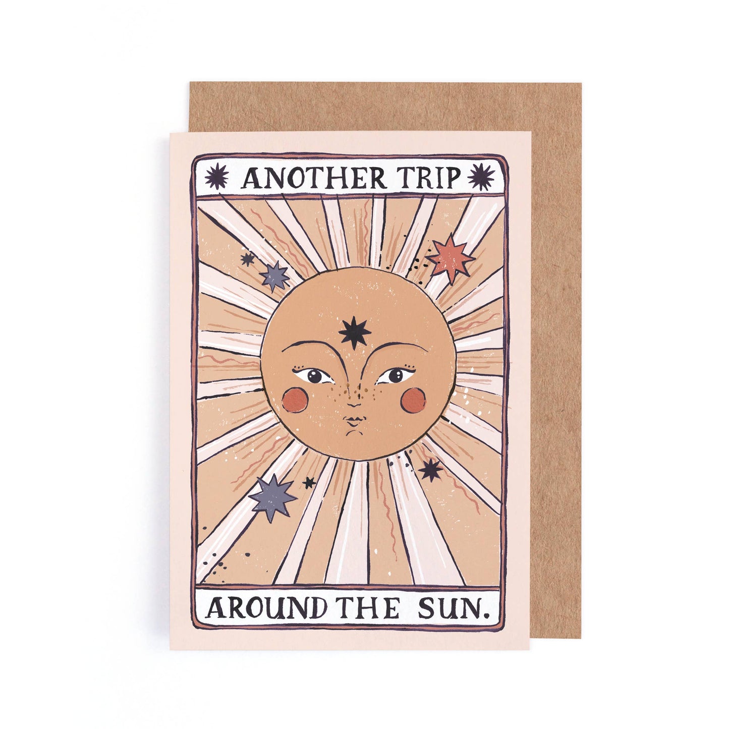 Sister Paper Co. - Tarot Sun Birthday Card | Tarot Card | Sun Greeting Cards TAC03